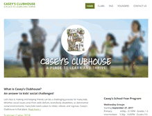Tablet Screenshot of caseys-clubhouse.com